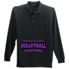 Long Sleeve Silk Touch Polo with Pocket Thumbnail