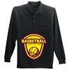 Long Sleeve Silk Touch Polo with Pocket Thumbnail