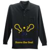 Long Sleeve Silk Touch Polo with Pocket Thumbnail