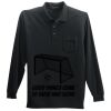 Long Sleeve Silk Touch Polo with Pocket Thumbnail