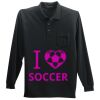 Long Sleeve Silk Touch Polo with Pocket Thumbnail