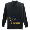 Long Sleeve Silk Touch Polo with Pocket Thumbnail