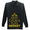 Long Sleeve Silk Touch Polo with Pocket Thumbnail