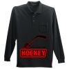 Long Sleeve Silk Touch Polo with Pocket Thumbnail