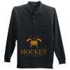 Long Sleeve Silk Touch Polo with Pocket Thumbnail