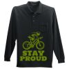 Long Sleeve Silk Touch Polo with Pocket Thumbnail