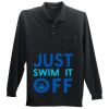 Long Sleeve Silk Touch Polo with Pocket Thumbnail