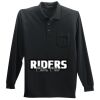 Long Sleeve Silk Touch Polo with Pocket Thumbnail