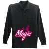 Long Sleeve Silk Touch Polo with Pocket Thumbnail