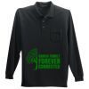 Long Sleeve Silk Touch Polo with Pocket Thumbnail