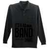 Long Sleeve Silk Touch Polo with Pocket Thumbnail