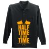 Long Sleeve Silk Touch Polo with Pocket Thumbnail
