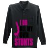 Long Sleeve Silk Touch Polo with Pocket Thumbnail