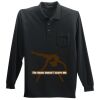 Long Sleeve Silk Touch Polo with Pocket Thumbnail