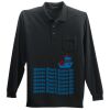 Long Sleeve Silk Touch Polo with Pocket Thumbnail