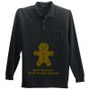 Long Sleeve Silk Touch Polo with Pocket Thumbnail