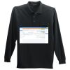 Long Sleeve Silk Touch Polo with Pocket Thumbnail