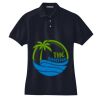 Women's Heavyweight Cotton Pique Polo Thumbnail