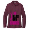 Women's Silk Touch Long Sleeve Polo Thumbnail